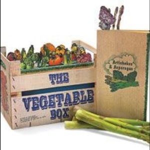Unique Veggie Cookbook Set! The Vegetable Box